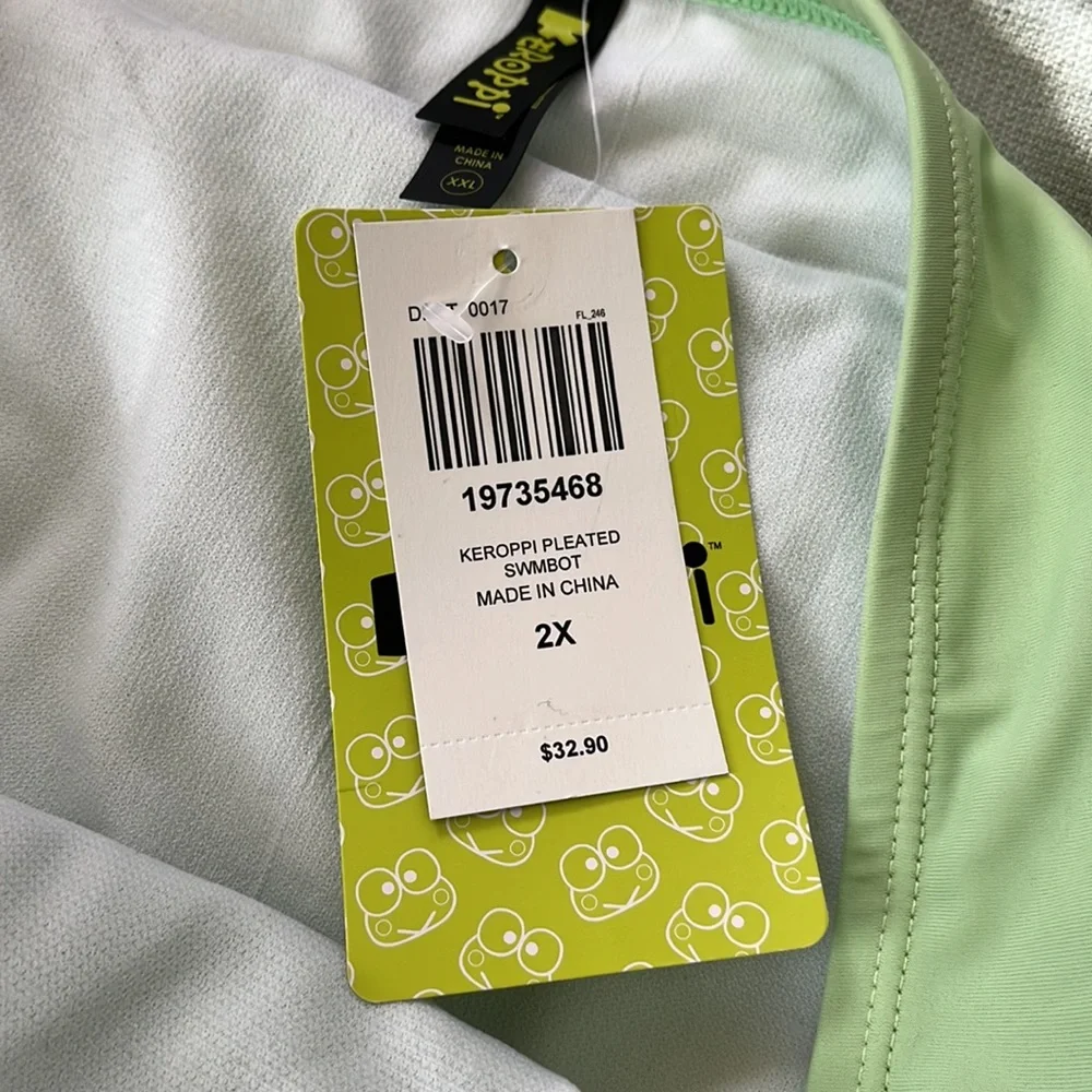 Sanrio Keroppi varsity striped swim skirt - Picture 6 of 7